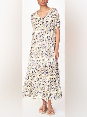 NWT Mirth Capri Maxi Dress in Songbird Print | XS